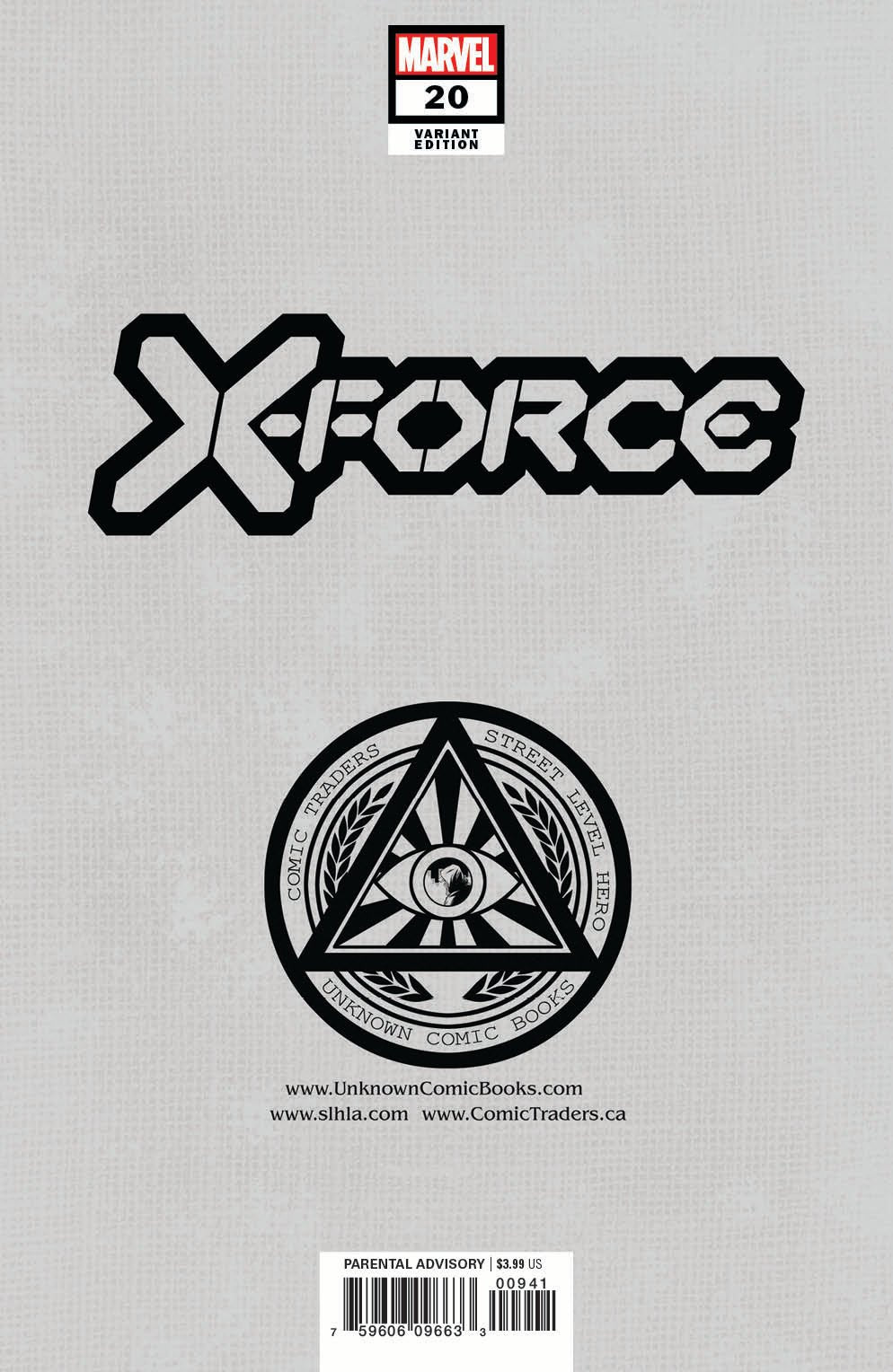 X - Force 20 Unknown Comics David Nakayama Exclusive Virgin Var Gala (06/02/2021) - East Coast Comics