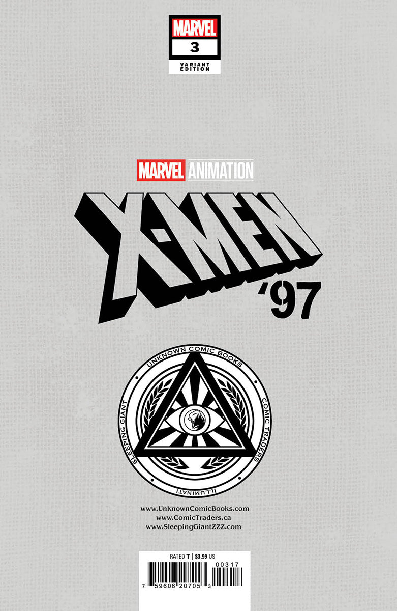 X - Men '97 3 Unknown Comics Tyler Kirkham Exclusive Var [Fhx] (05/22/2024) - East Coast Comics